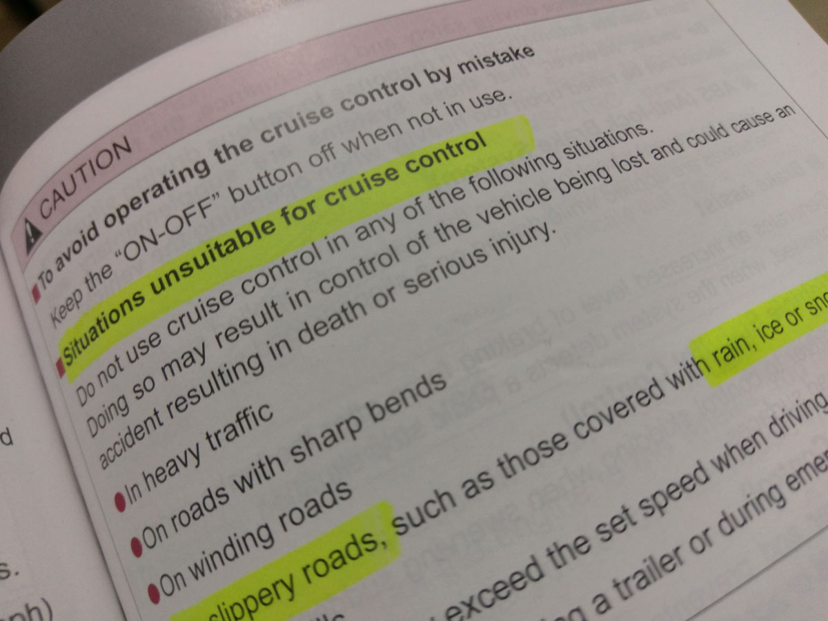 Cruise Control Should Not Be Used >> Don T Use Cruise Control On Wet Roads Drive Smart Driving Cruise Control Should Not Be Used >> Don T Use Cruise Control On Wet Roads Drive Smart Driving